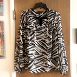 a.n.a geometric blouse